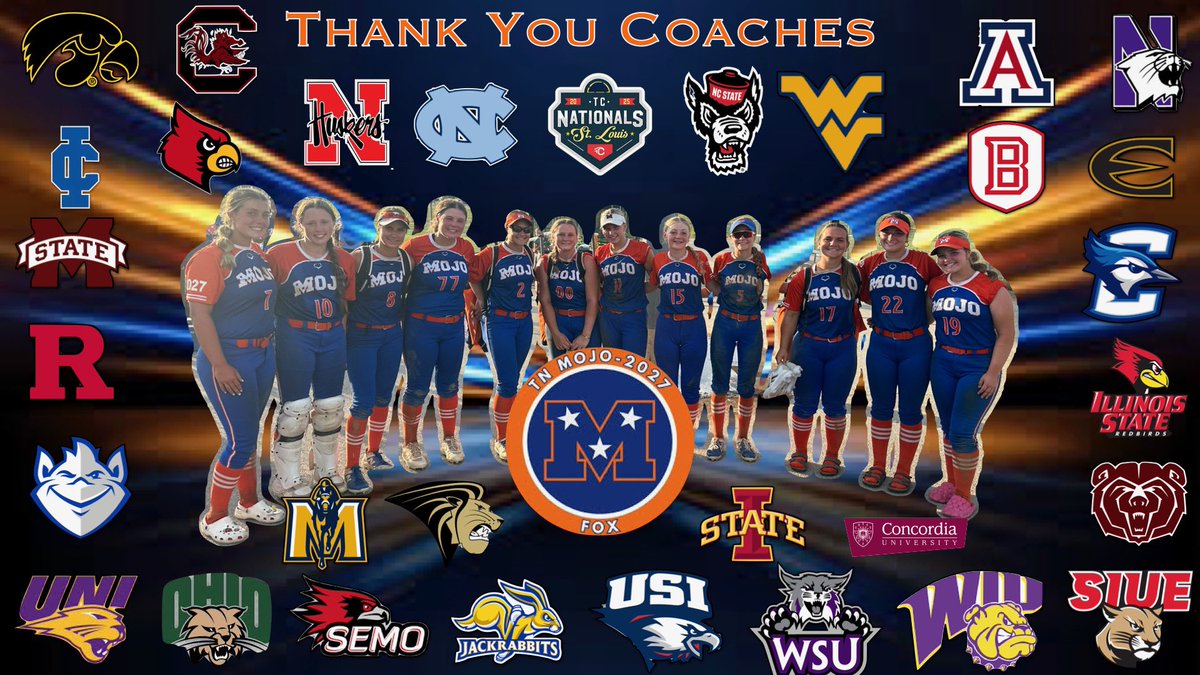 TN Mojo 2027 Fox (@mojo2k9fox) on Twitter photo Our last event of the summer we finished strong at 9th place in the Championship Bracket at <a href="/TCSFastpitch/">TC Fastpitch</a> Nationals Invite St. Louis. This nationals was an invite only so the best of the best showed up. We showcased our talent, competed, and made it to the Championship Bracket. Our last event of the summer we finished strong at 9th place in the Championship Bracket at <a href="/TCSFastpitch/">TC Fastpitch</a> Nationals Invite St. Louis. This nationals was an invite only so the best of the best showed up. We showcased our talent, competed, and made it to the Championship Bracket.