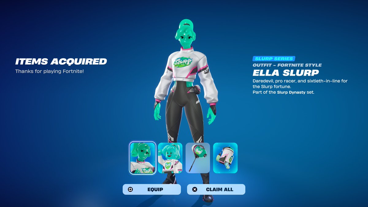 FortniteFNLK's tweet image. Fortnite Ella Slurp Skin Giveaway 🎁

To Enter: 
❤️♻️ LIKE &amp;amp; RETWEET
📲 FOLLOW @FortniteFNLK @braniyt 
🛑 SUBSCRIBE youtube.com/brani
🎙️JOIN DISCORD discord.gg/HtPVfVD
✅ COMMENT “DONE”

USE CODE ‘FNLK’ #ad