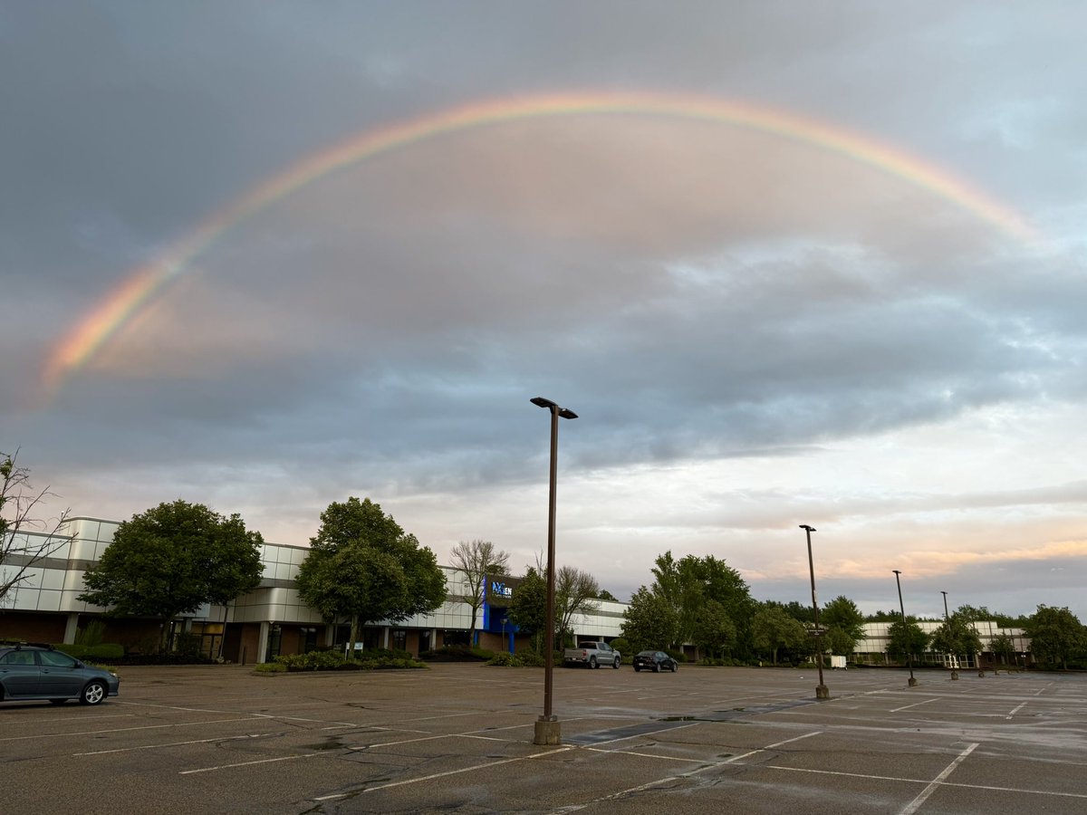 A shiny end to a stormy Sunday over <a href="/WGME/">CBS 13 News</a>! 🌈

📸 Ted Homer