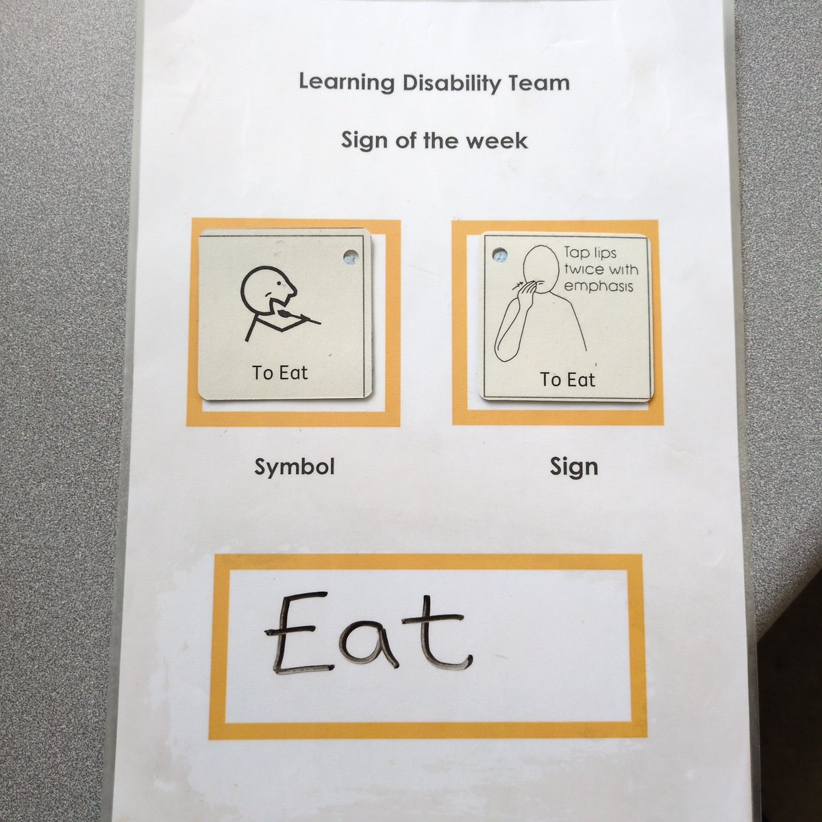 Good Monday morning this week's sign is Eat ....
We also want to say Happy BIrthday to our Fiona have a lovely day off 🎉