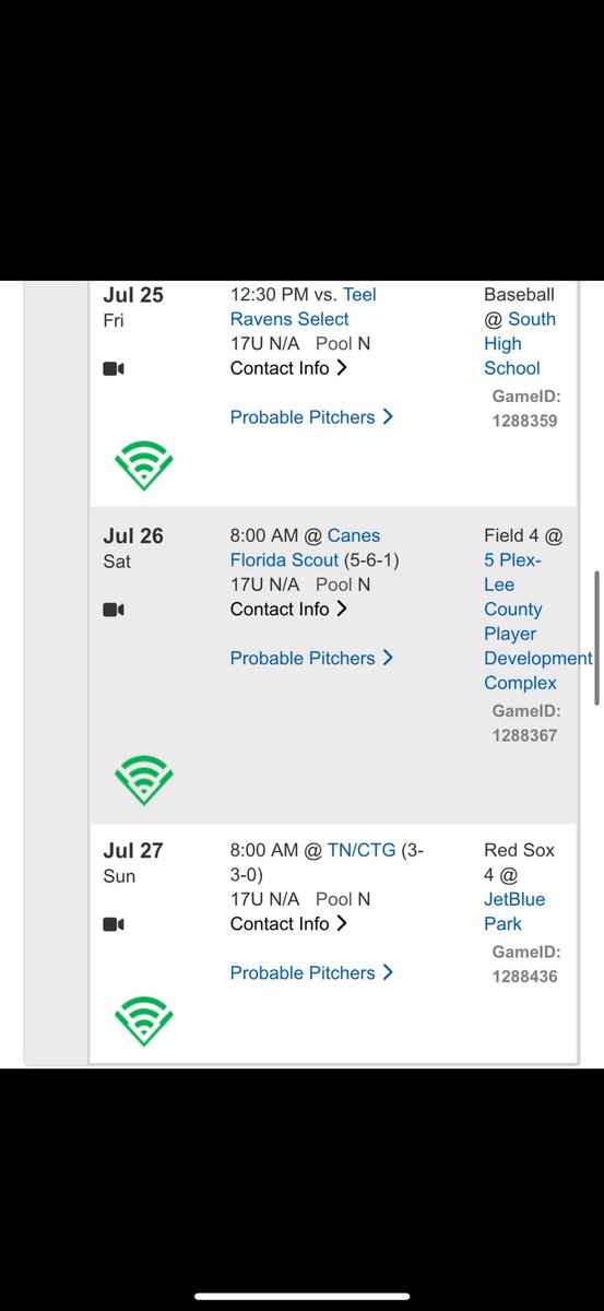 Here's my schedule for the PG BCS National Championship I will be playing with <a href="/UpTopProspects/">UpTopProspects</a> <a href="/jarenbrown_/">Jaren Brown</a>#uncommited 
I got first game