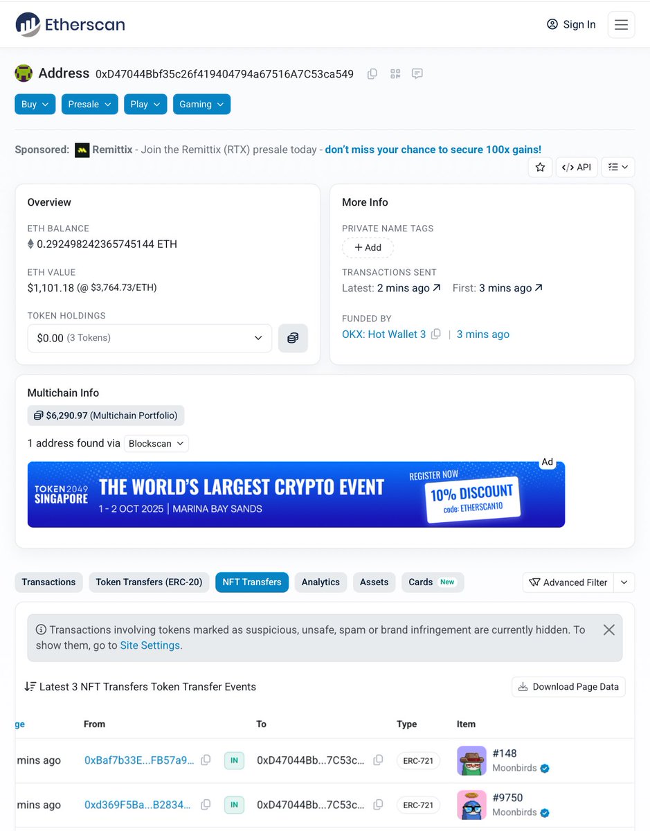 接盘了几个 <a href="/moonbirds/">Moonbirds</a>
