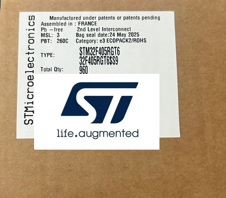JingtongxinTech's tweet image. STMicroelectronics Series STM32F405RGT6.
@JingtongxinTechnology, the chip expert beside you!
#stm32f #stm32 #stmicroelectronics #MCU  #ic #stm32f405 #ic #icchips #integratedcircuit #microcontrollers #OEM  #odm #pcba #pcb #electroniccomponents