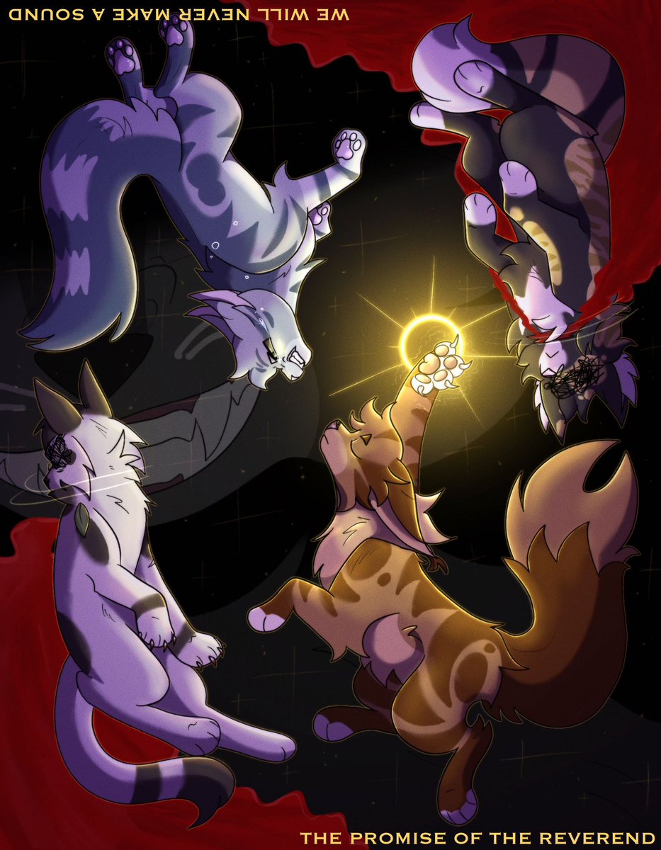 candysavy's tweet photo. Artfight friendly fire on @Katterpies / @TheExiledComic !
Based off of “Burn Me With A Bible” by @violentvira
Please stream her music :) love this song sm
—
#art #teamcrystals #artfight #warriorcats #theexiled #warriorsart #warriorcatsart #furry #furryfandom #furryart https://t.co/yW9JJzNwxE