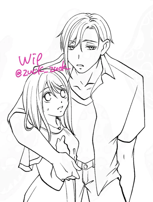 🦈🦐原稿wip
番がっちりホールド人魚🧜 
