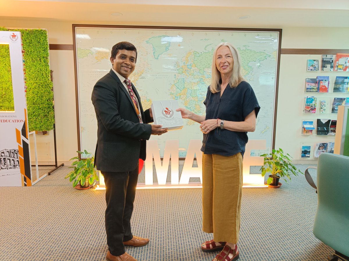 OIAC_MAHE's tweet image. Ms. Deborah Williams from The University of Manchester, UK, visited MAHE, Manipal.

#delegate #universityofmanchester #uk #mahemanipal #visit #university