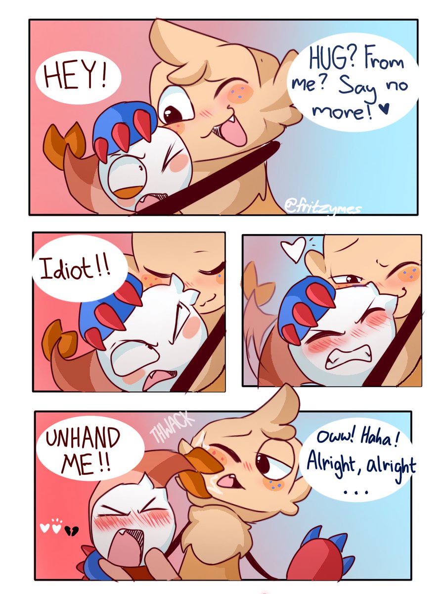 fritzymes's tweet image. Healer Goob [mini comic] #dandysworld #angryhugs #goob #shrimpo