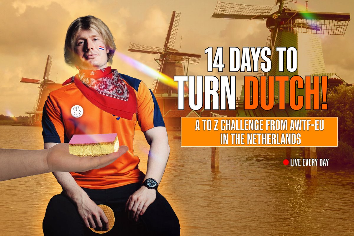 Liquid Broxah (@broxahlol) on Twitter photo I'm back in the Netherlands and will be streaming daily from the <a href="/TeamLiquid/">Team Liquid</a> AWTF for 14 days!
A to Z Challenge while experiencing life as a Dutch person with crazy and fun activities on stream. Let the chaos unfold 🔥🇳🇱 I'm back in the Netherlands and will be streaming daily from the <a href="/TeamLiquid/">Team Liquid</a> AWTF for 14 days!
A to Z Challenge while experiencing life as a Dutch person with crazy and fun activities on stream. Let the chaos unfold 🔥🇳🇱