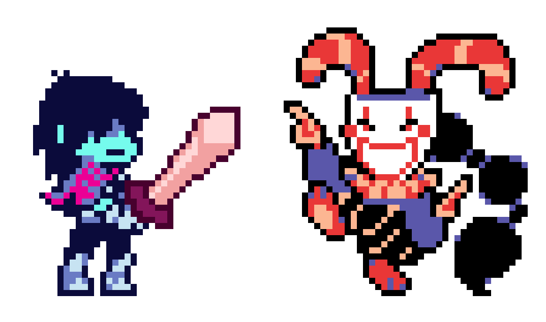 maki_ln's tweet image. The moon lady's attacks are indescribable!
#deltarune #deltarunefanart