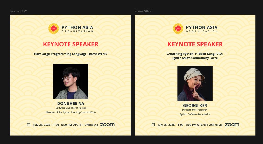 georgically (@georgically1) on Twitter photo Iโm honored to be giving a keynote at their first charity talk. ๐ค A very special event supporting the newly formed <a href="/PythonAsiaOrg/">Python Asia Organization</a> formerly <a href="/pyconapac/">PyCon Asia @pyconasia@mtd.pythonasia.org</a>
(PAO) created like leaders <a href="/iqbalabd/">Iqbal Abdullah ๐ฏ๐ต ๐ฒ๐พ ๐ช๐ช</a> , <a href="/darjeelingt/">KwonHan</a> and Manabu san and Fre Espinola. events.pythonasia.org/charity-talks-โฆ Iโm honored to be giving a keynote at their first charity talk. ๐ค A very special event supporting the newly formed <a href="/PythonAsiaOrg/">Python Asia Organization</a> formerly <a href="/pyconapac/">PyCon Asia @pyconasia@mtd.pythonasia.org</a>
(PAO) created like leaders <a href="/iqbalabd/">Iqbal Abdullah ๐ฏ๐ต ๐ฒ๐พ ๐ช๐ช</a> , <a href="/darjeelingt/">KwonHan</a> and Manabu san and Fre Espinola. events.pythonasia.org/charity-talks-โฆ