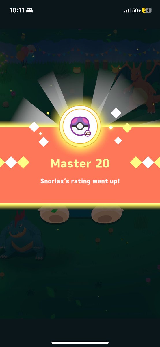 bergi_e's tweet photo. #PokemonSleep2nd my first Master 20, exactly 2 years after I started!! https://t.co/TcXdMoljDV