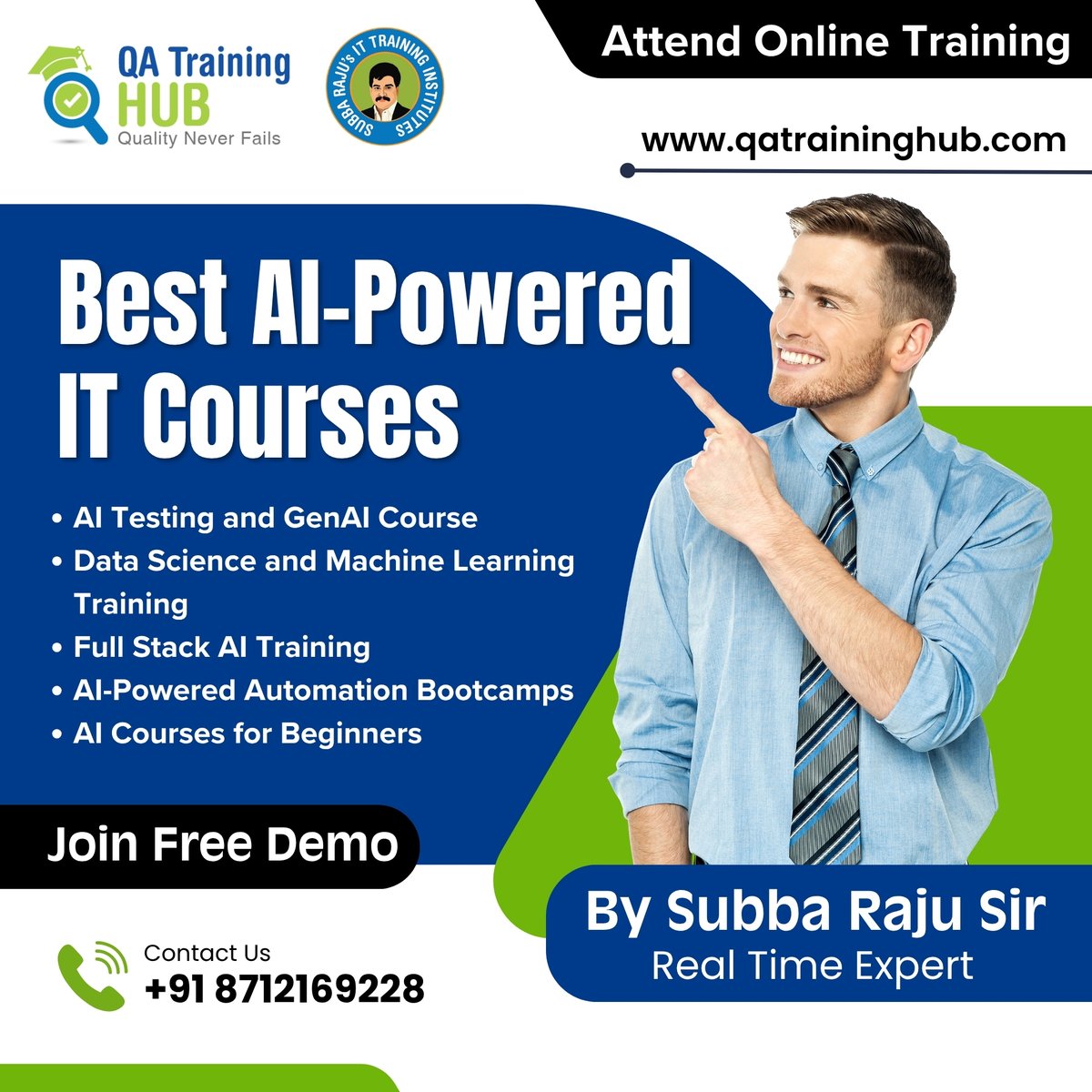QATrainingHub's tweet image. 🚀 Level Up Your Tech Skills with the Best AI-Powered IT Courses! 💡
🔹 AI Testing & GenAI
🔹 Data Science & Machine Learning
🔹 Full Stack AI Training
🌐qatraininghub.com
📞 +91 87121 69228
#AITesting #FullStackAI #machinelearningtraining #genaicourse #OnlineITTraining