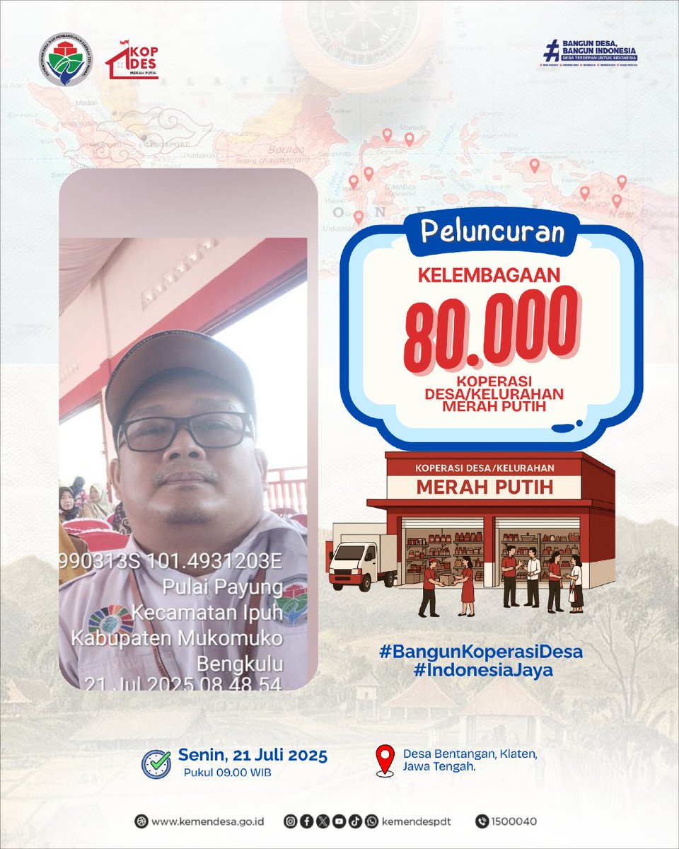 bronson_pri's tweet photo. #BangunKoperasiDesa
#IndonesiaJaya
@prabowo
@YandriSusanto27
@ArizaPatria
@taufikmadjid71
@kemendespdt
@bpsdmkemendesa https://t.co/oiVpOnau88