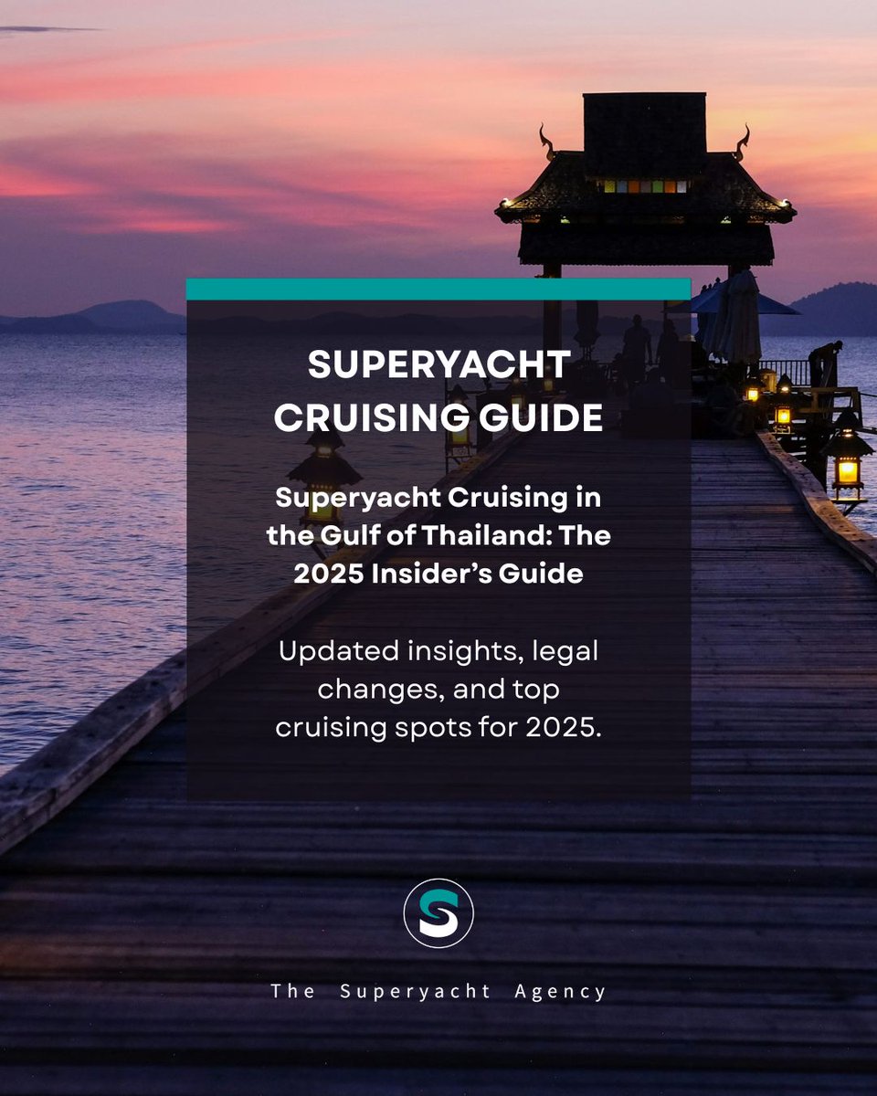 SEAL_SUPERYACHT's tweet photo. Superyacht Cruising in the Gulf of Thailand: The 2025 Insider’s Guide
Discover the region’s top anchorages, updated legal insights &amp; what’s new for superyachts in 2025.
⁠
📍 Read the full guide: https://t.co/vjmFuVJUXP
#SuperyachtAsia #GulfOfThailand #SealSuperyachts https://t.co/0nJTFZu6X4
