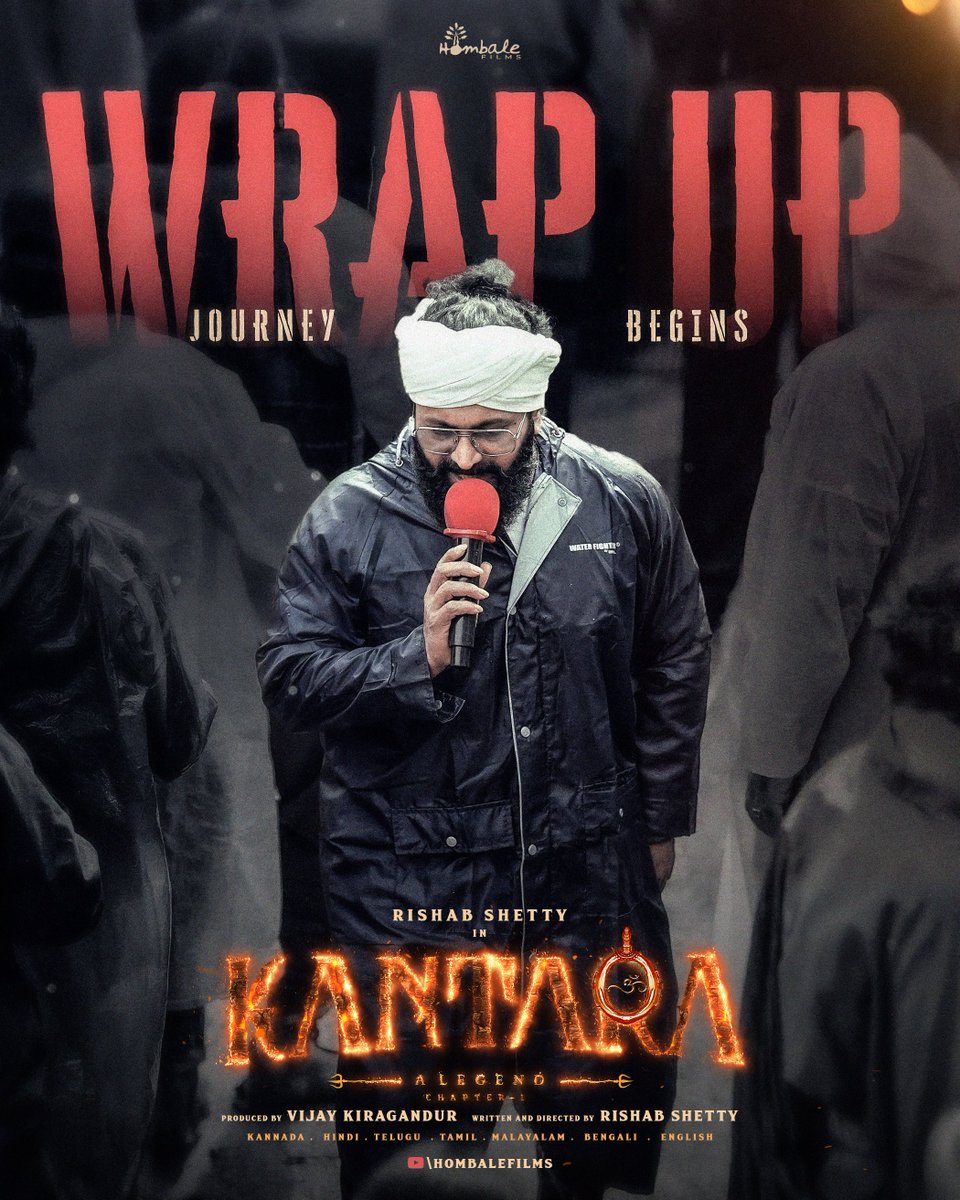 #KantaraChapter1 Ki Shooting Complete Ho Gayi Hai

Yaha Par Film Ka Behind The Scene Video Aaya Hai Jise Aap Dekh Sakte Hain

youtu.be/aopemV_lclI

#kantara Chapter 1 2 October Ko Kannada, Telugu, Tamil, Malayalam, Aur Hindi Main Bhi Release Hogi,

#rishabshetty