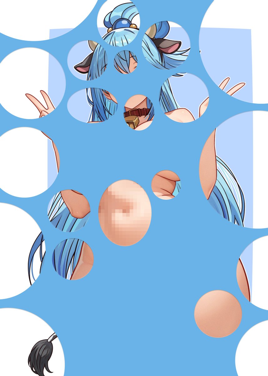 This drawing of Aqua was just too much for your beta eyes too see, but I'm giving you a chance to earn it :3

Like this post, then comment which part of her you want to see the most and what you'd do for it, then DM me for your reward 💙