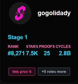 BadboyBestin's tweet image. Here is my Succinct card! All my X and Discord stats in one place.

Check it out below!

@SuccinctLabs #SuccinctNetwork
succinctcards.xyz