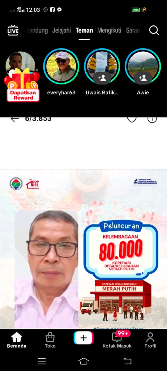 cecep49109's tweet photo. Selamat atas lounching 80.081koperasi desa dan kelurahan merah putih

#BangunKoperasiDesa
#IndonesiaJaya

@prabowo
@YandriSusanto27
@ArizaPatria
@taufikmadjid71
@kemendespdt
@bpsdmkemendesa
@DesaPeNusantara https://t.co/Cc2KqKcxae