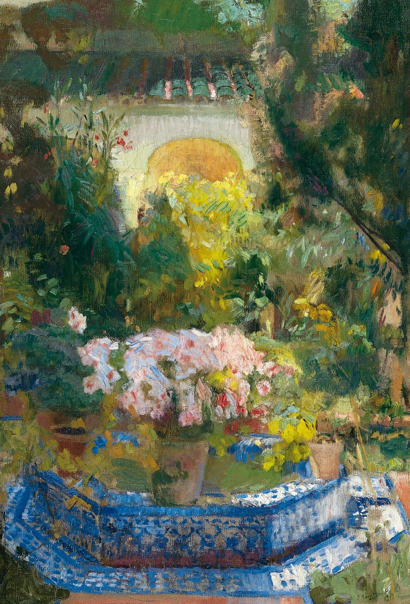 Laberintosarte's tweet image. #ElSorolladeHoy
Título: Patio de la casa Sorolla.
Año: 1917.
Medidas: 95,9 x 64,8cm.
Localización: @thyssenmalaga
Periodo: Últimos años (1911-1920).