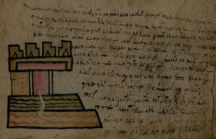 Aldo Sauza (@aldo_sauza) on Twitter photo Códice de Coetzala.
El manuscrito con glosas en náhuatl fue utilizado como evidencia en 1748 en el pleito legal entre el pueblo de Cuetzalan y el de Santa Mónica para delimitar las mojonarás establecidas por el señor Quetzaltototl. Actualmente se resguarda en el AGN. Códice de Coetzala.
El manuscrito con glosas en náhuatl fue utilizado como evidencia en 1748 en el pleito legal entre el pueblo de Cuetzalan y el de Santa Mónica para delimitar las mojonarás establecidas por el señor Quetzaltototl. Actualmente se resguarda en el AGN.