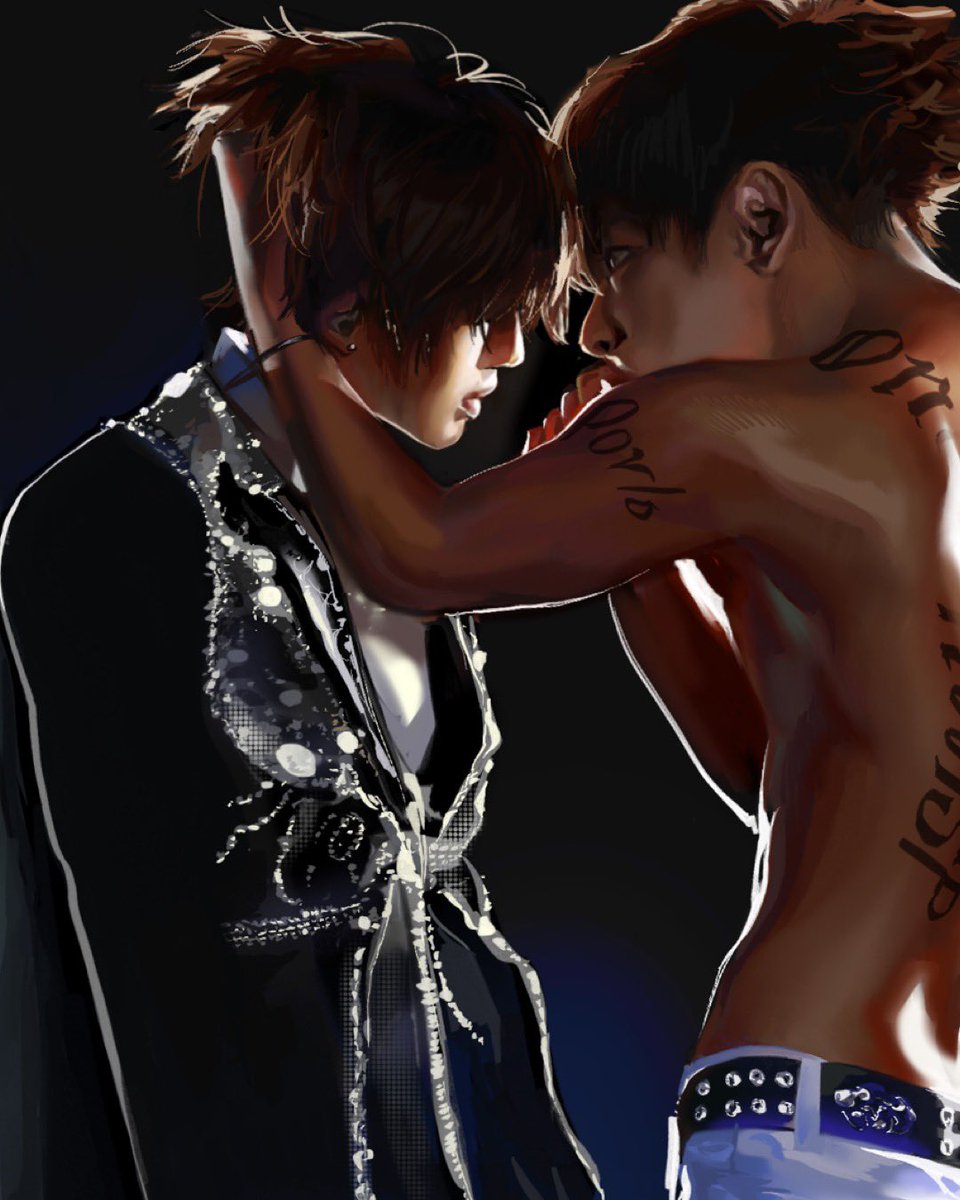 offkwisp's tweet photo. happy #internetwar day
to celebrate lemme repost my #jongtae fanart 😸 #TAEMIN #JONGHYUN #태민 #종현 https://t.co/mmSDTPQ5Ic