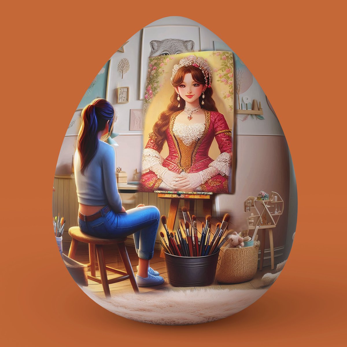 JEggs Collab - Sale🥚
The Painter of Dreams - <a href="/nafisnft/">Nafis.Art</a> 

1/6 - 4 xtz
Many thanks to amazing <a href="/Nikaartistt/">nika</a> to collect🥂

Egg’s soft shape speaks to the absolute that decides to generate
objkt.com/tokens/KT1Ma82…