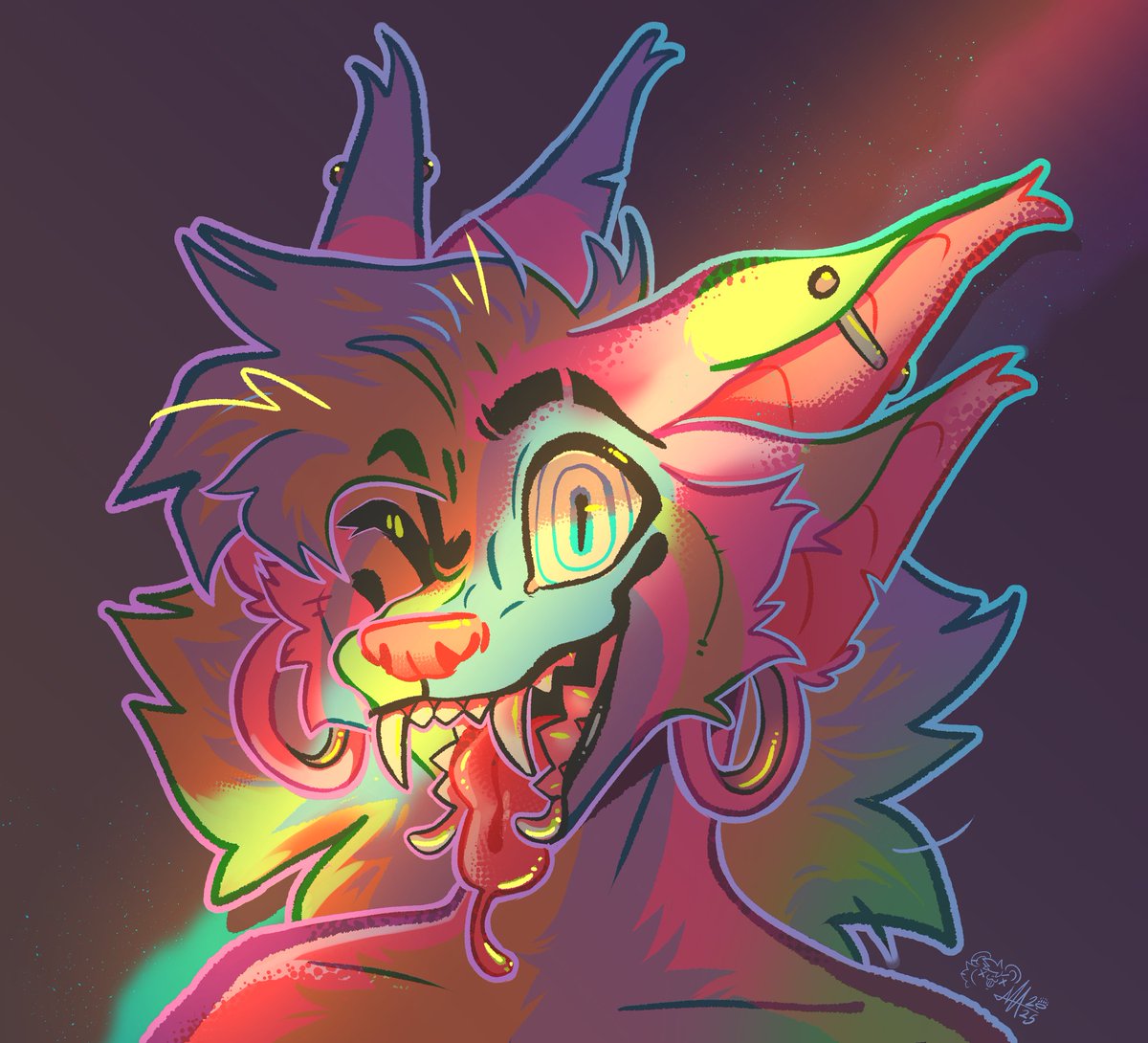 Violet_Cross18's tweet image. Art fight revenge on @Dreamink_Art