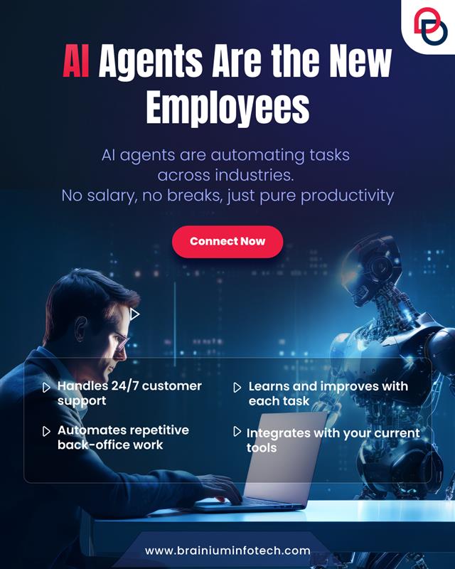 BrainiumIT's tweet image. The employee of the year doesn’t even sleep.
AI agents work 24/7. No sick days, no burnout, just pure productivity.
Still doing everything manually? Time to rethink.
Build your AI dream team today.
#Brainium #AIAgents #DigitalTransformation #ideateimplementsucceed