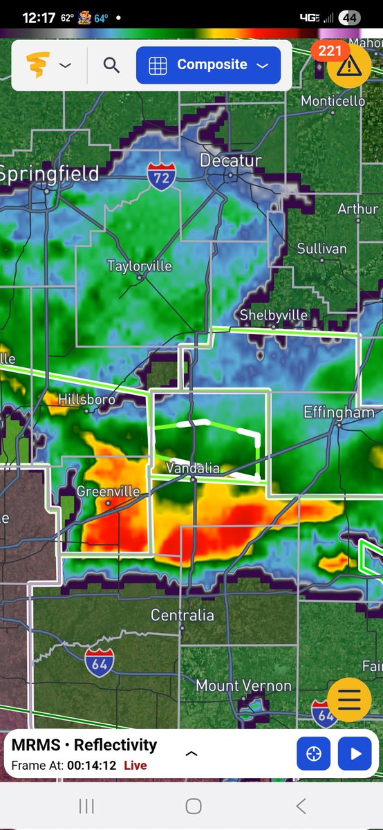 PDS Flood Warning in Illinois!