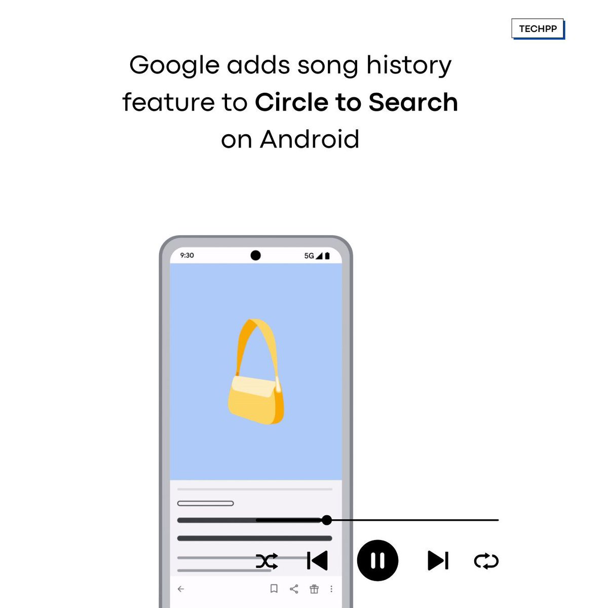 techpp's tweet image. Google adds song history feature to Circle to Search on Android
#GoogleSearch #CircleToSearch #AndroidUpdate #SongHistory #GoogleApps