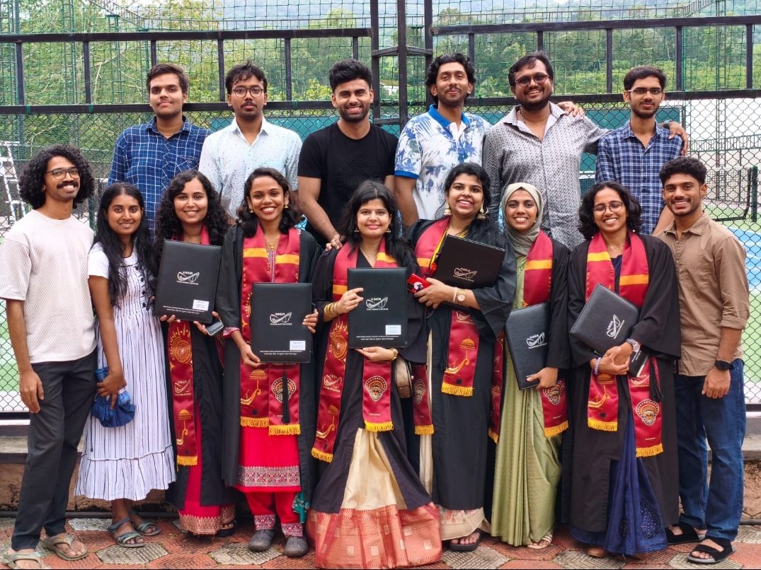 Congratulations Fereiro's!

Ahsana, Ruth, Rosha and Shwetha ( BSMS)
Arushi and Apsara ( MSc) 

Your hard work, late nights, and big dreams brought you here — This is just the beginning of all the amazing things you’re going to do. Wishing you success in whatever comes next.