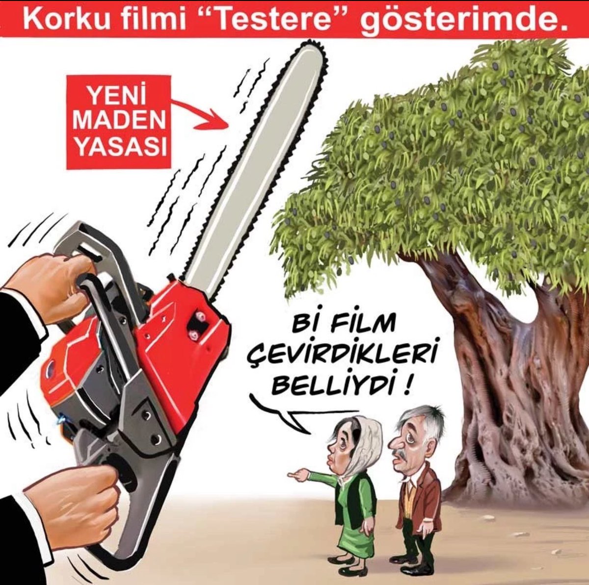 🟥Binlerce yıllık zeytinlikler “taşınabilir” denilerek yok edilecek.
CHP’li vekillerin direnişine rağmen, yasa AKP ve MHP’li vekillerin canhıraş gayretiyle geçti.
Aynı gayreti halkın refahı için göremiyoruz!
🌿 #ZeytinimeDokunma
🔥 #ÇevreKatliamı