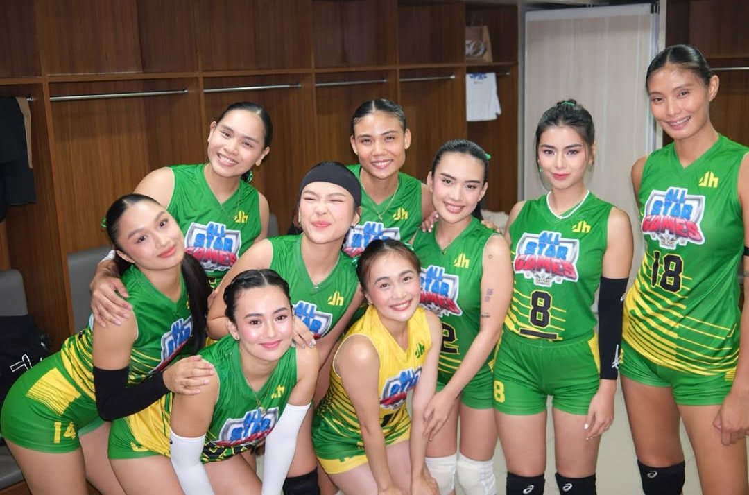 more hd photos of lady setters from yesterday's star magic all star games!!! 

sobrang gaganda + their bond tho 🥹💚 

©: isabel laohoo IG