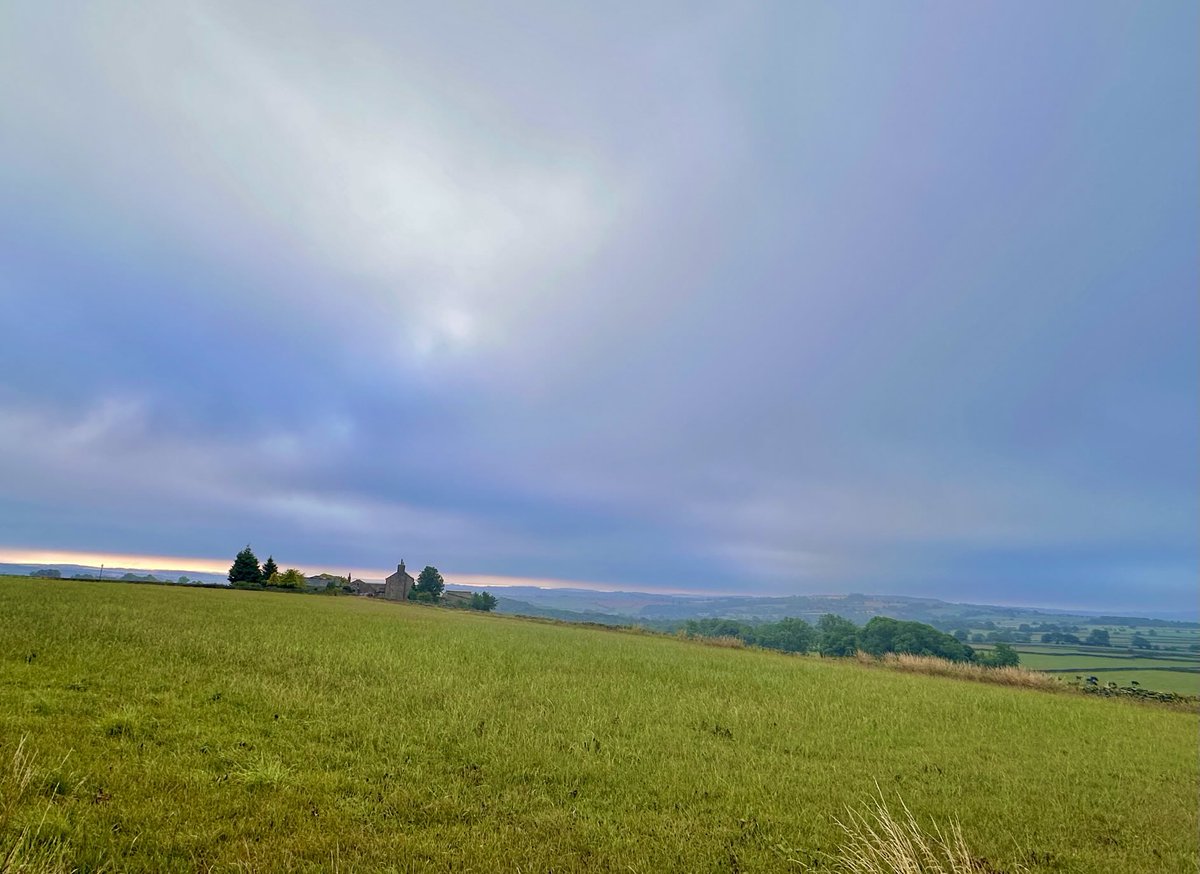 Towards Barnsley, 6.31am, Monday. A regreening countryside after heavy rain. With calmness.
⁦<a href="/IMcMillan/">Ian McMillan</a>⁩