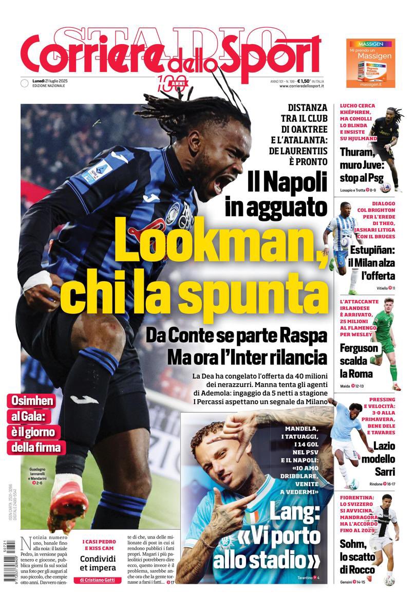 Prima pagina #CorSport