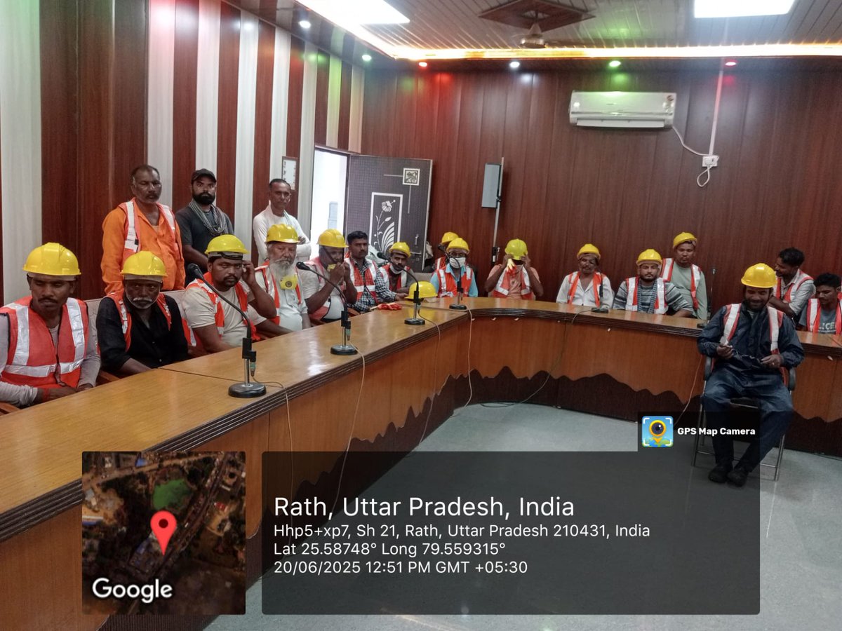 Delighted to share highlights from our recent workshop on “Prevention of Hazardous Cleaning of Sewer and Septic Tanks”, conducted on 20 June 2025 at the Conference Hall, Nagar Palika Parishad, Rath, Hamirpur District, Uttar Pradesh.

Organized under the #NamasteScheme in