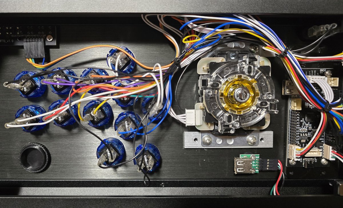 DRMFTG DRM JS レビュー 【ボタン&レバー交換】 ボタン Qanba Gravity