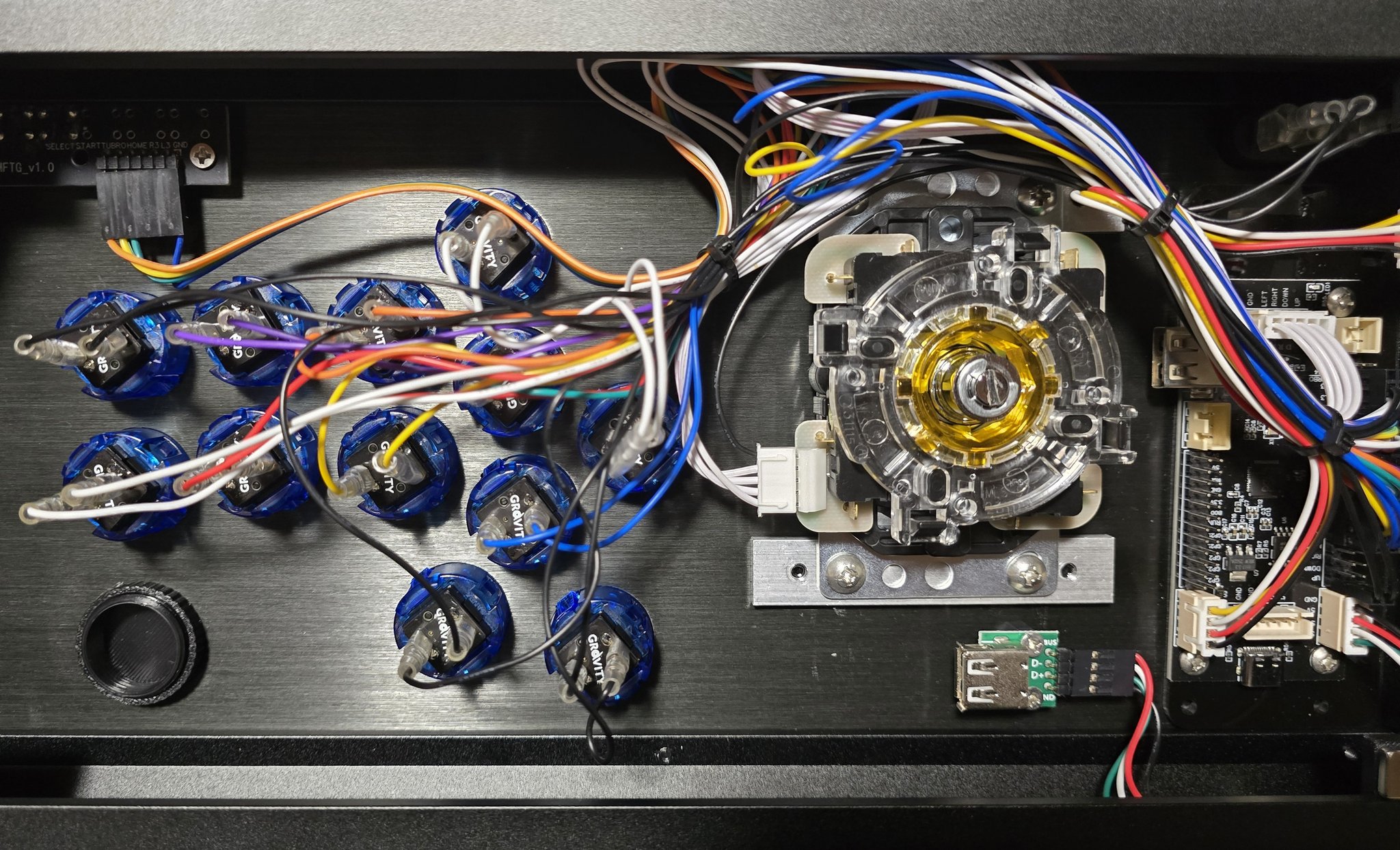 DRMFTG DRM JS 三和レバーQanba ボタン アケコン DRMFTG DRM JS