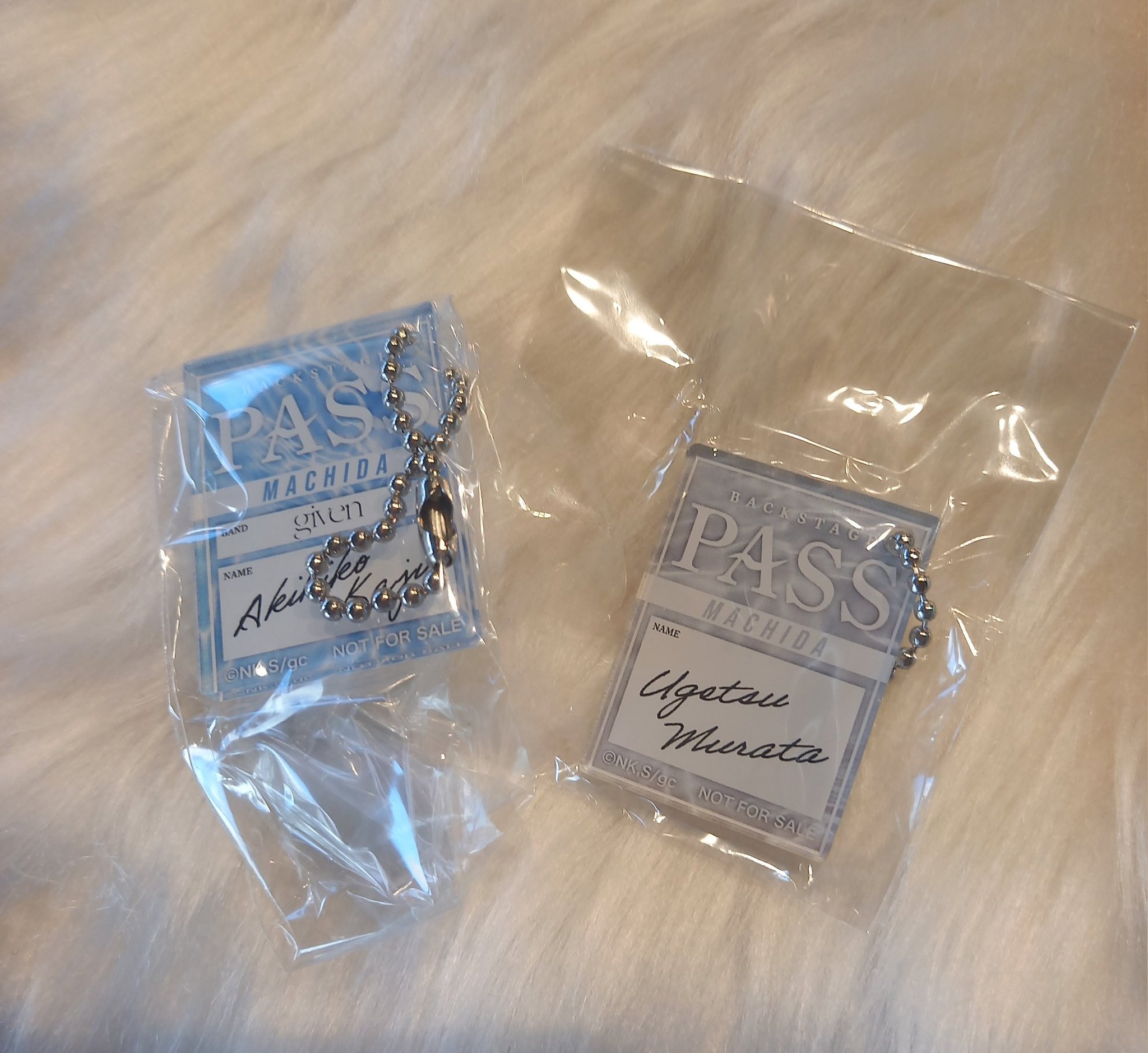 ギヴン ノイタミナアパレル 町田 STAFF PASSアクリルキーホルダー立夏 ギヴン ノイタミナアパレル 町田 STAFF PASSアクリル