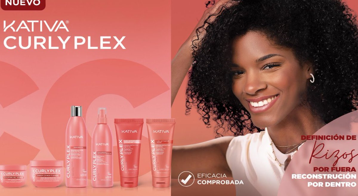 ItmagazineMex's tweet photo. La revolución en el cuidado del cabello rizado: Curly Plex by #KATIVA

Nos emociona presentarles #CurlyPlex, la nueva línea de cuidado capilar de KATIVA, especialmente formulada para realzar y proteger los rizos desde la raíz hasta las puntas. https://t.co/jfDEmrUFeb