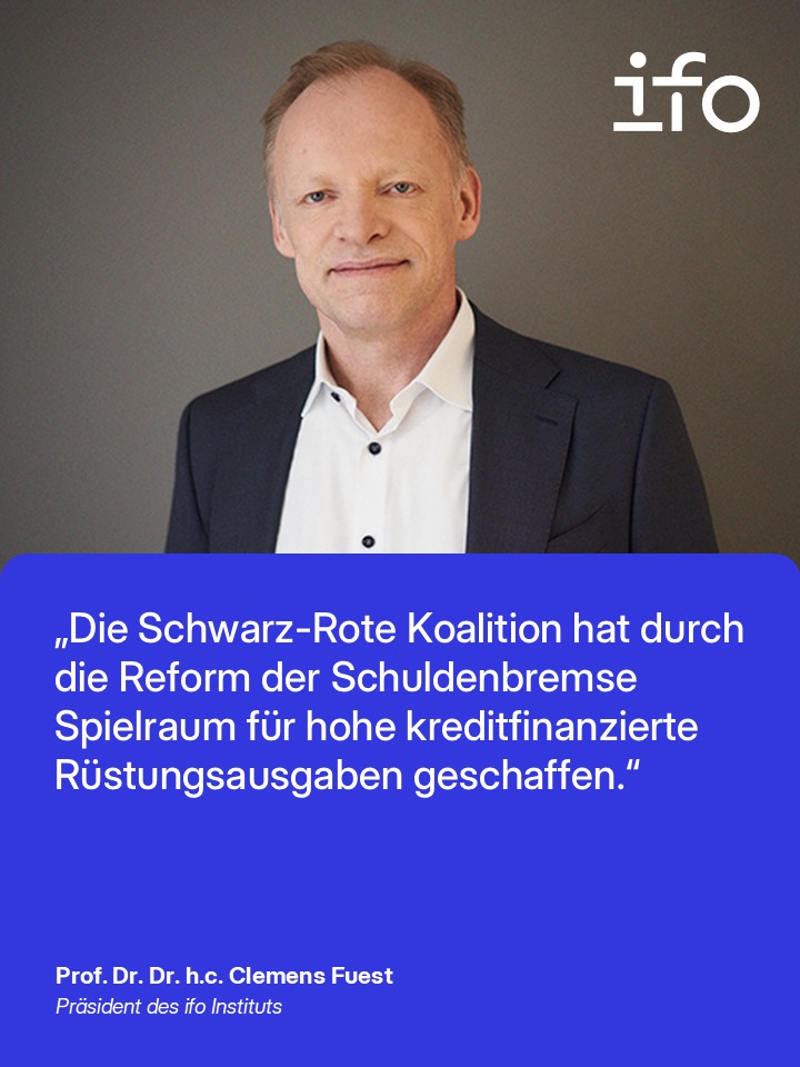 ifo_Institut's tweet image. Die neue #Bundesregierung hat nach Ansicht von @FuestClemens wichtige Weichen für die Sicherheitspolitik gestellt, in anderen Feldern aber noch Nachbesserungsbedarf.
PM➡️ifo.de/pressemitteilu…
#ifoStandpunkt➡️ifo.de/standpunkt/202…