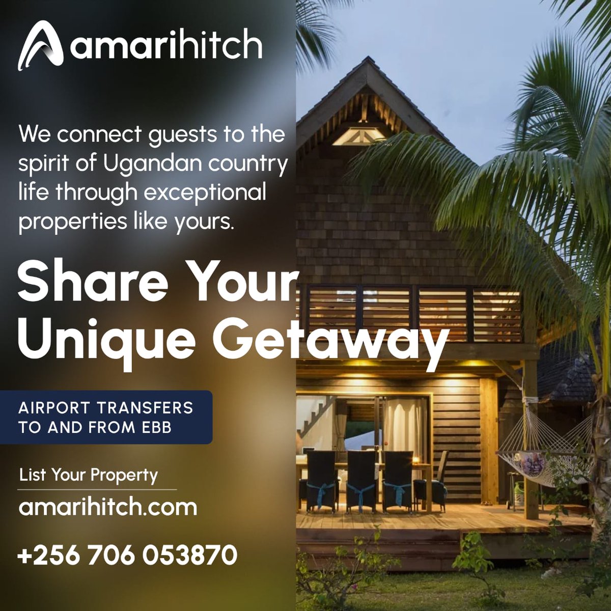 If you are travelling to Uganda for the CHAN tournament, you can book your accommodation and airport transfer via amarihitch.com.  Let's work for you! 

#AmariHitch