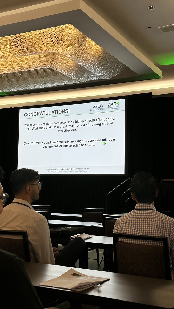 SyedaMinaMD's tweet image. Day 1 of the @ASCO / @AACR methods in clinical cancer research ✅ great start to a rigorous week of learning and reflecting, so excited to see how the protocol takes shape! #vailworkshop #MCCR25