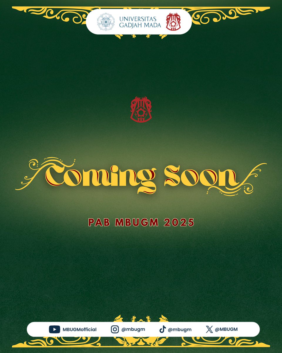 Hello!

We've got something BIG and EXCITING on the way 👀 I wish I could spill the tea now... but, we're saving it just a little bit longer ☕ 
So, stay tuned and be ready‼️

"Struggle that you do today is the single way to build a better future"

Viva Marching Band UGM!