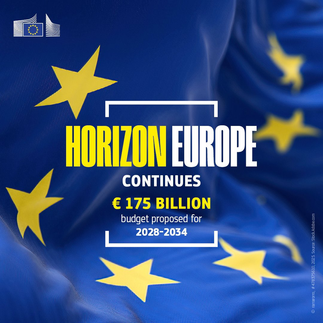 📣 🇪🇺 Avrupa Komisyonu, 2028–2034 dönemine yönelik Horizon Europe Çerçeve Programı önerisini kamuoyuyla paylaştı. 

Ülkemizin de katıldığı yaklaşık 175 milyar Euro bütçeli program kapsamında araştırma, inovasyon ve teknoloji alanlarında daha fazla proje ve fon fırsatlarından