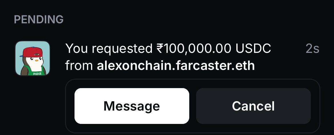 aashatwt's tweet image. one thing i really love about @baseapp is you can literally send a money request to anyone 🥹
if you’re broke i highly recommend this. just get into the app and request to ppl like @AlexOnchain
base is for everyone.