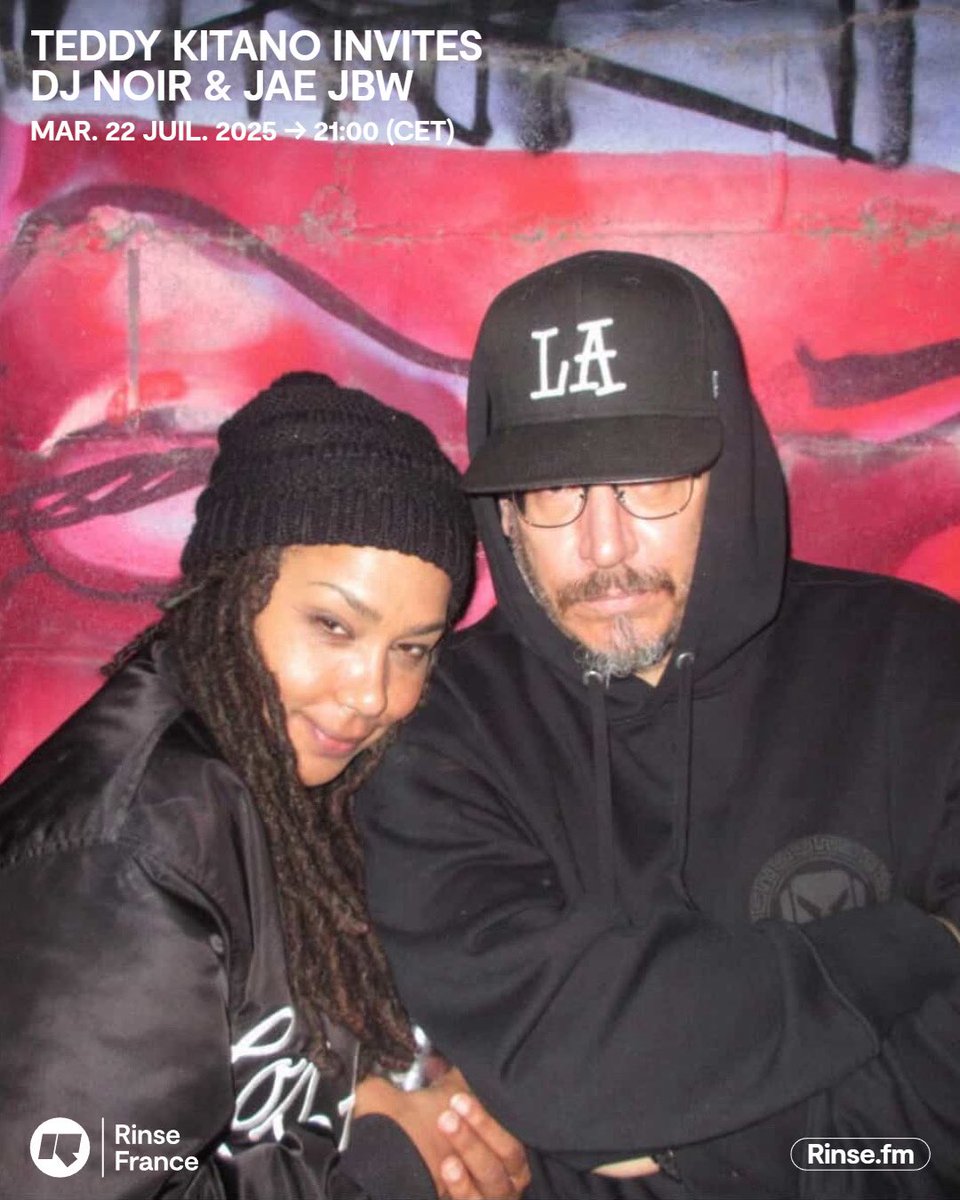 jukebouncewerk (@jukebouncewerk) on Twitter photo In Paris this week <a href="/DownByDfault/">DJ NOIR JBW - KEEP THE VIBE ❄️👑</a> <a href="/jae_jbw/">JAE JBW - KEEP THE VIBE</a> join @teddykitano TOMORROW 7/22
21:00 CET
<a href="/RinseFrance/">Rinse France</a> In Paris this week <a href="/DownByDfault/">DJ NOIR JBW - KEEP THE VIBE ❄️👑</a> <a href="/jae_jbw/">JAE JBW - KEEP THE VIBE</a> join @teddykitano TOMORROW 7/22
21:00 CET
<a href="/RinseFrance/">Rinse France</a>