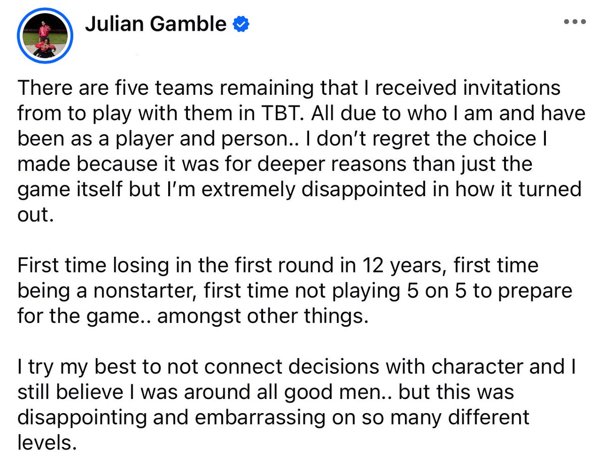 Julian Gamble tweet media