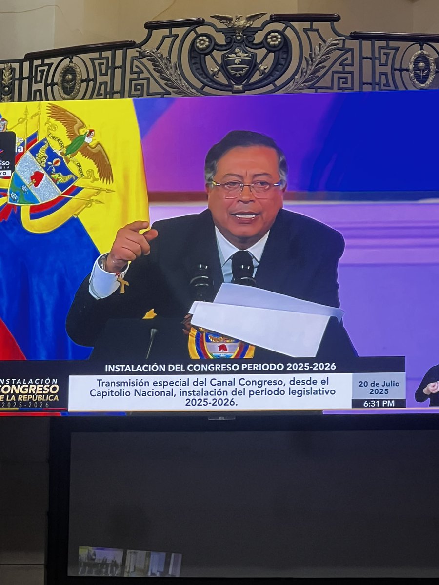 Julián Gallo (@jgallocomunes) on Twitter photo El presidente <a href="/petrogustavo/">Gustavo Petro</a> en la instalación del congreso manifiesta que son más de 600 mil hectáreas gestionadas para el campesinado. De estas, más de 400 mil han sido compradas y el resto recuperadas para el pueblo. El presidente <a href="/petrogustavo/">Gustavo Petro</a> en la instalación del congreso manifiesta que son más de 600 mil hectáreas gestionadas para el campesinado. De estas, más de 400 mil han sido compradas y el resto recuperadas para el pueblo.