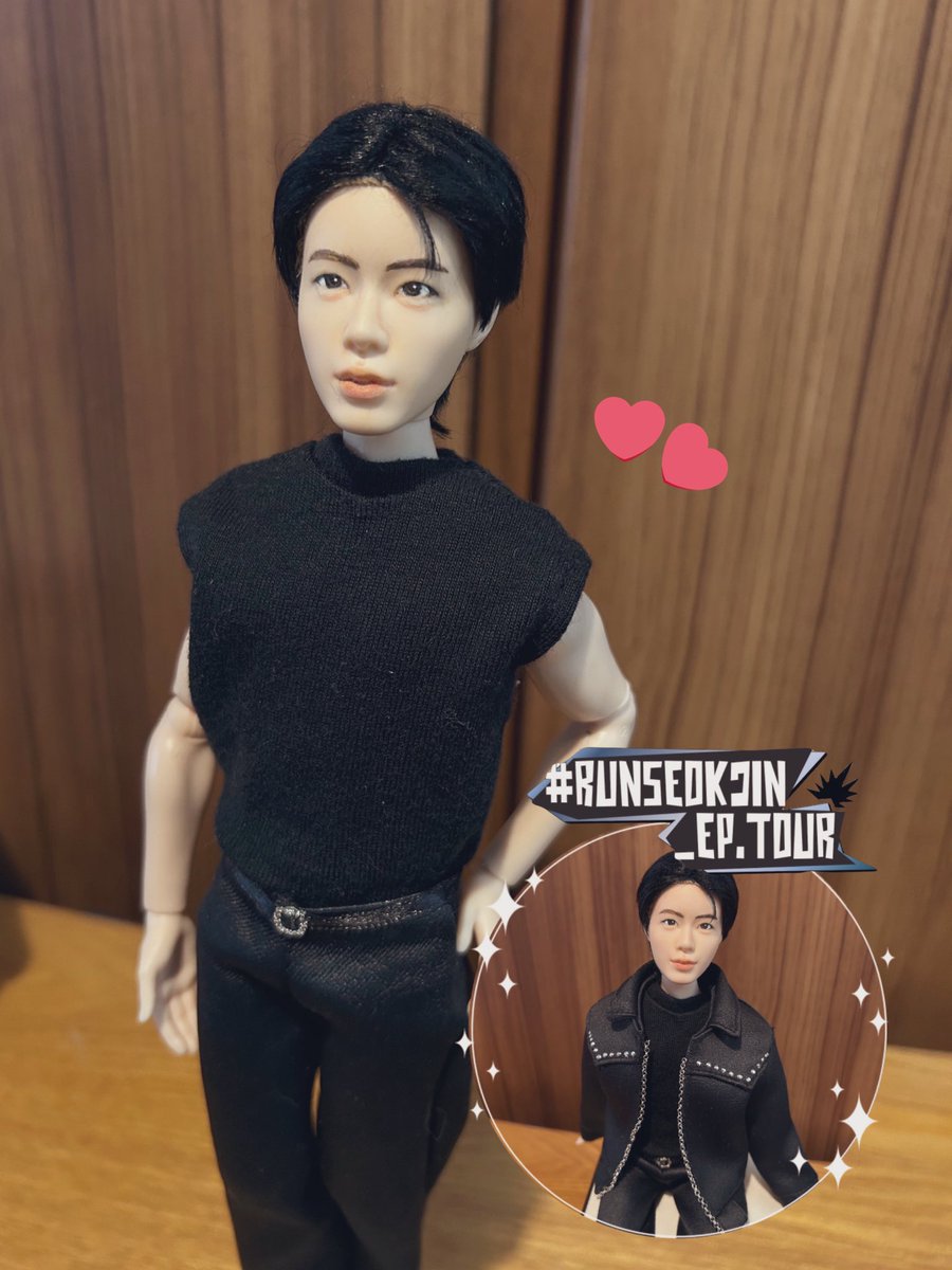 OP_kore04's tweet image. どうやら🇺🇸楽しかったようで(๑˃̵ᴗ˂̵)

とりあえず我が家のジンくんは
上着を着てくださーい

身体に気をつけて
ジンくん頑張れ〜✨

#Jin_TOUR_ANAHEIM 
#RUNSEOKJIN_epTOUR_ANAHEIM 

#マテルドールbts
#btsdoll
#ドールリペイントJIN